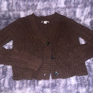 Cropped American Eagle Cardigan
